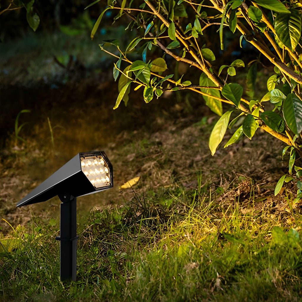 Einstellbare wasserdichte mehrfarbige Solar -Spot -Licht 4