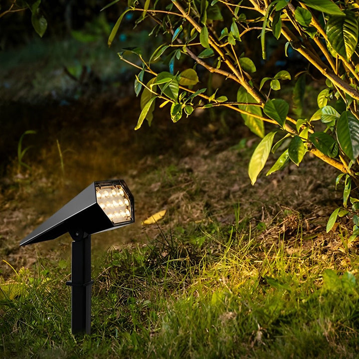 Einstellbare wasserdichte mehrfarbige Solar -Spot -Licht 4