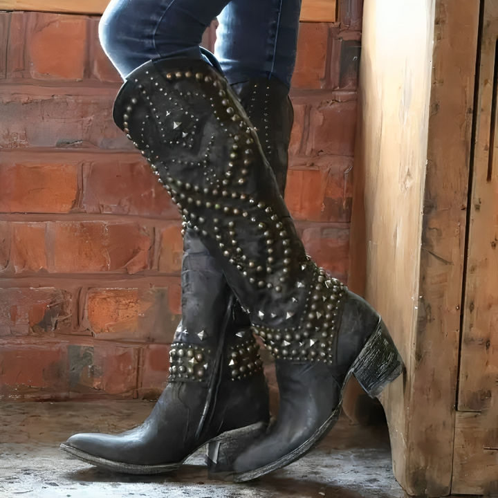 Elegante kniehohe Stiefel für Damen - Stilvoller Komfort für jeden Anlass 2