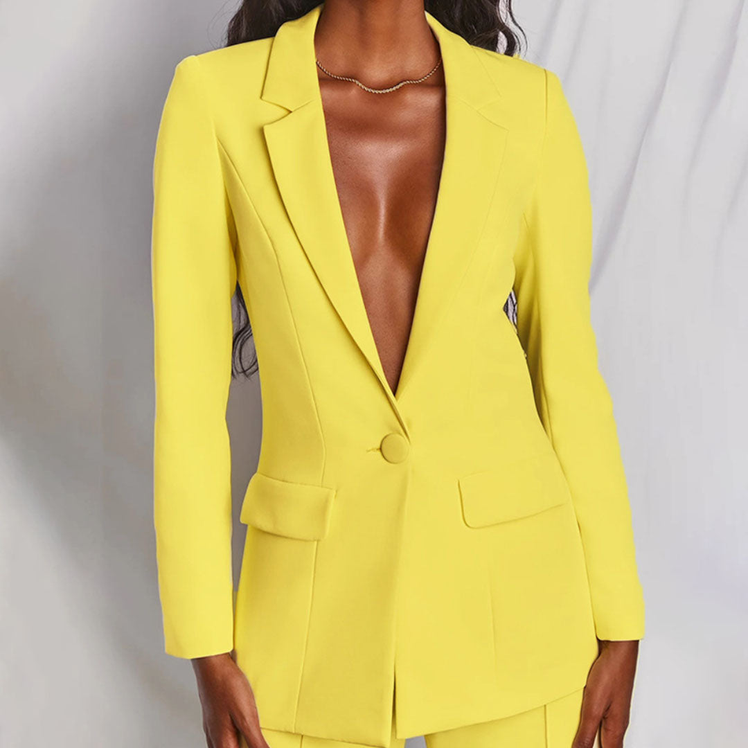Eleganter Damen Blazer und Hosenanzug für Herbst | Maßgeschneiderter Look für Beruf und Anlass 1
