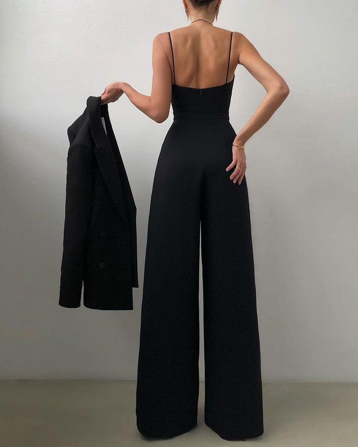 Eleganter Damen Overall Mit Hoher Taille Und Femininer Silhouette – Stilvoller Schnitt Für Jeden Anlass 2