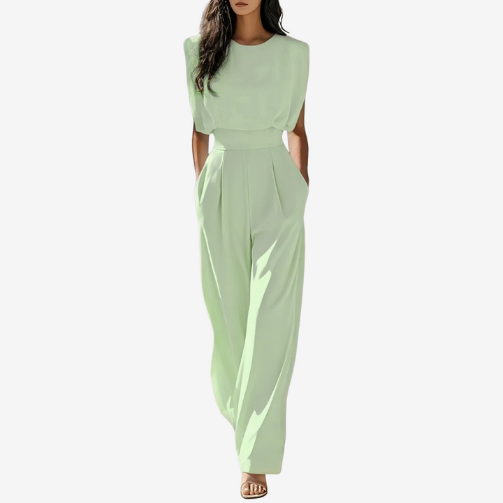 Eleganter Damen Overall mit definiertem Gürtel und schmaler Passform 4