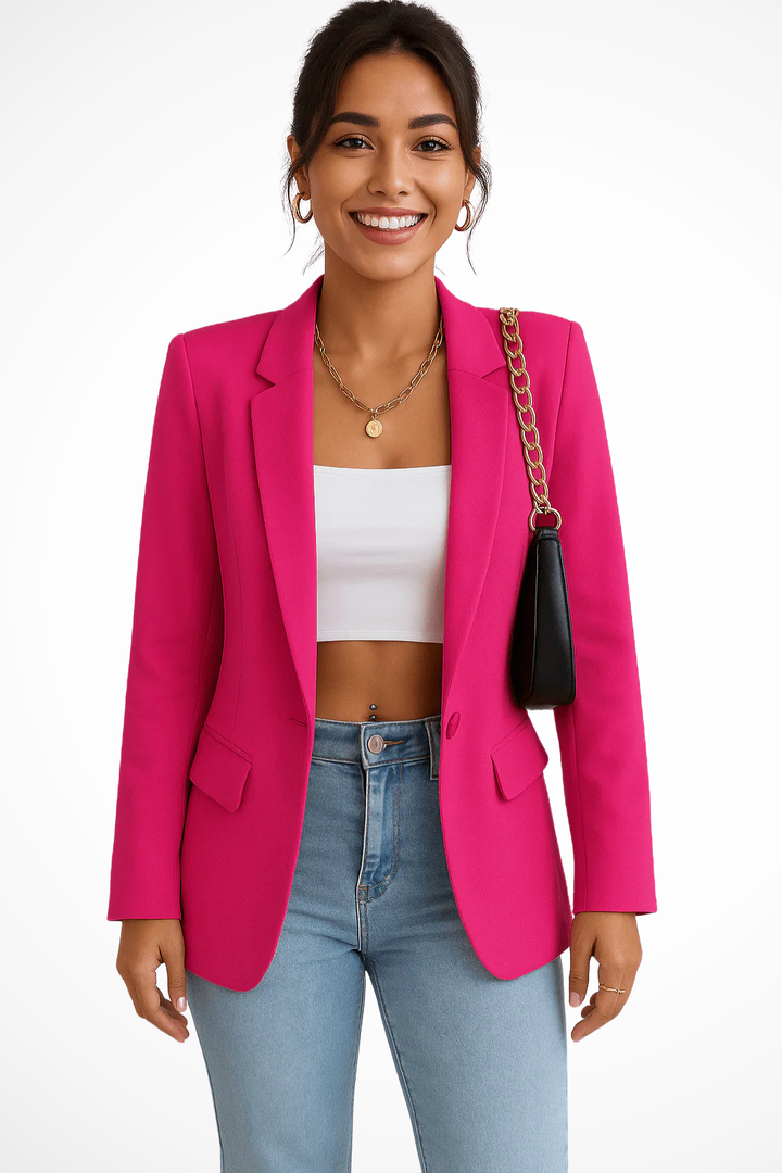 Eleganter Damenblazer Mit Maßgeschneiderter Passform Für Vielseitige Outfits Und Schmeichelhafte Silhouette 6