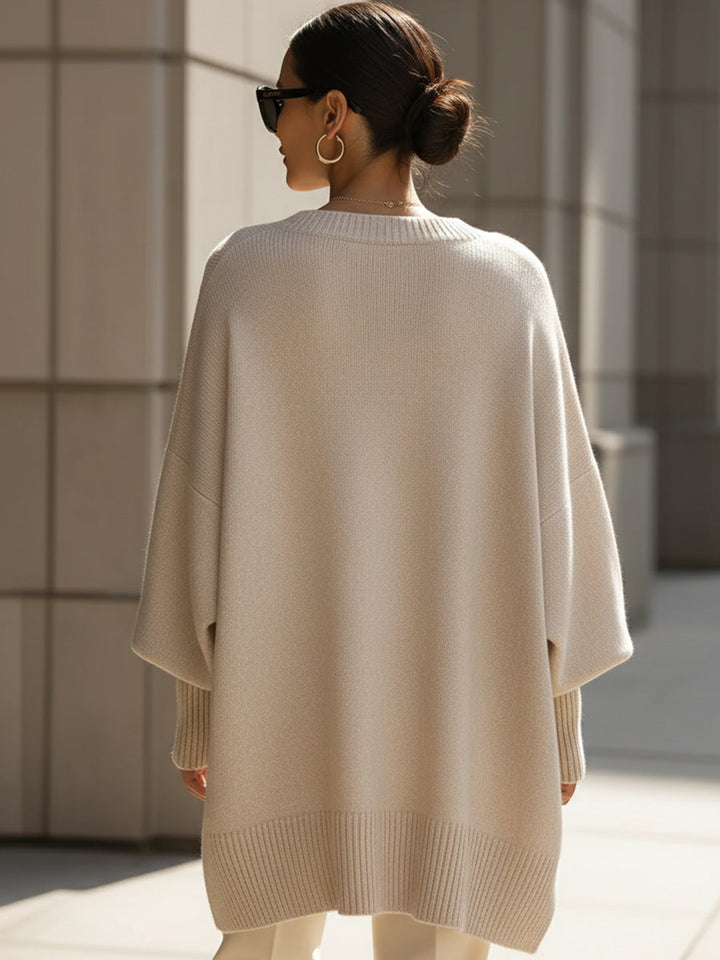 Eleganter Oversized Pullover Damen – Lässiger Stil Für Jeden Anlass, Bequeme Passform, Vielseitig Kombinierbar 3
