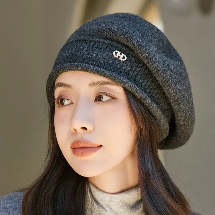 Elegantes Damenbaret für Winter – Warmes, Stylisches Design, Vielseitiges Accessoire für Kalte Tage 2