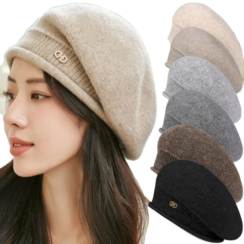 Elegantes Damenbaret für Winter – Warmes, Stylisches Design, Vielseitiges Accessoire für Kalte Tage 8