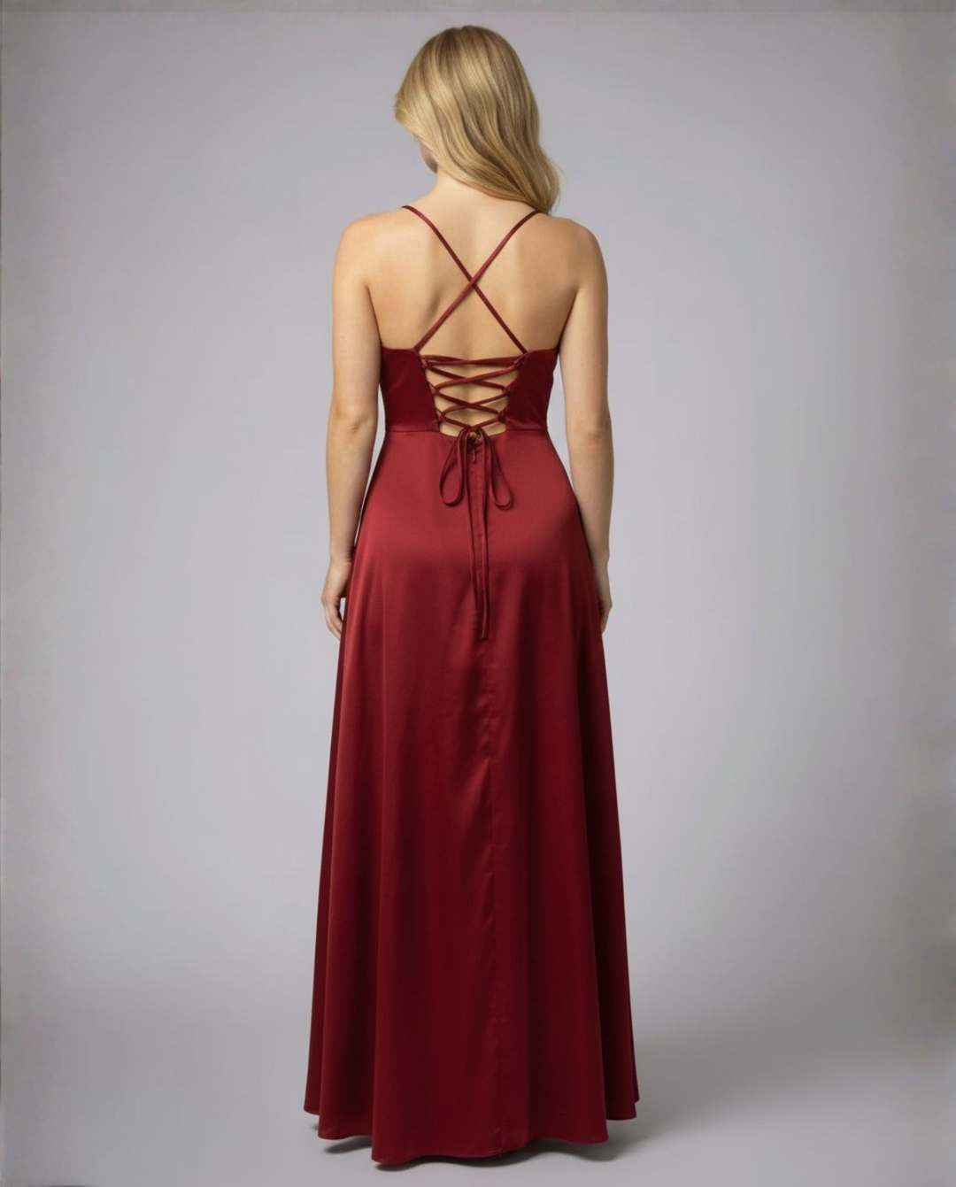 Elegantes Maxi Kleid für Damen mit Beinschlitz – Femininer Stil für Besondere Anlässe und Vielseitige Kombinationsmöglichkeiten 1