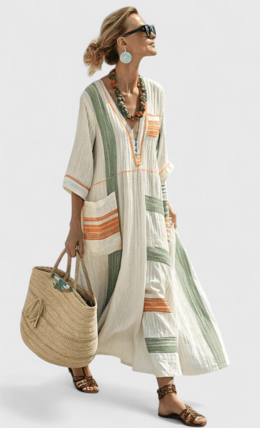 Elegantes Maxikleid für Damen – Boho-Stil für den Sommer 7