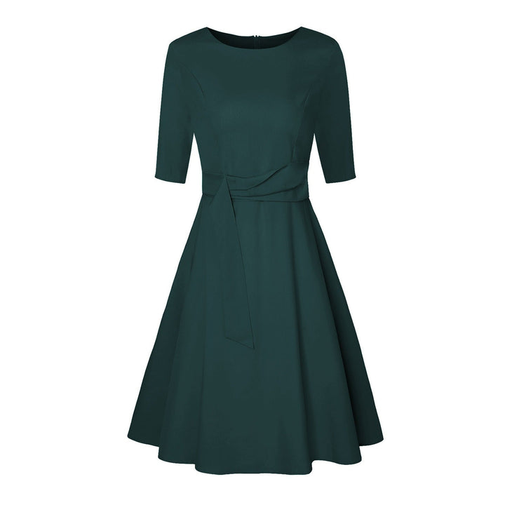 Elegantes Midikleid mit Schleife für Damen – Zeitloser Stil und Komfort 1