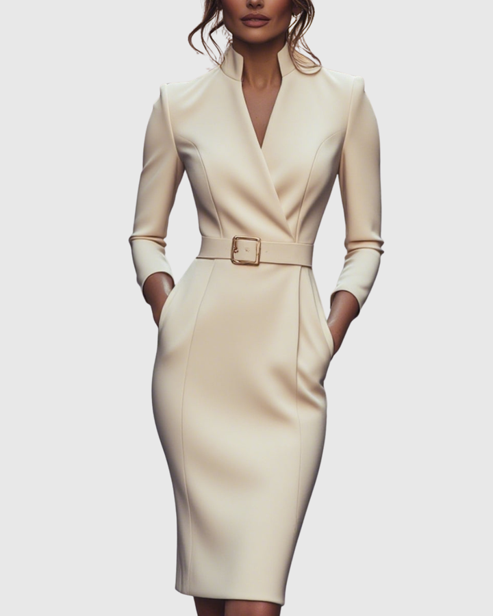 Elegantes Midikleid mit Wickelausschnitt für Frauen - Ideal für Sommer und besondere Anlässe 11
