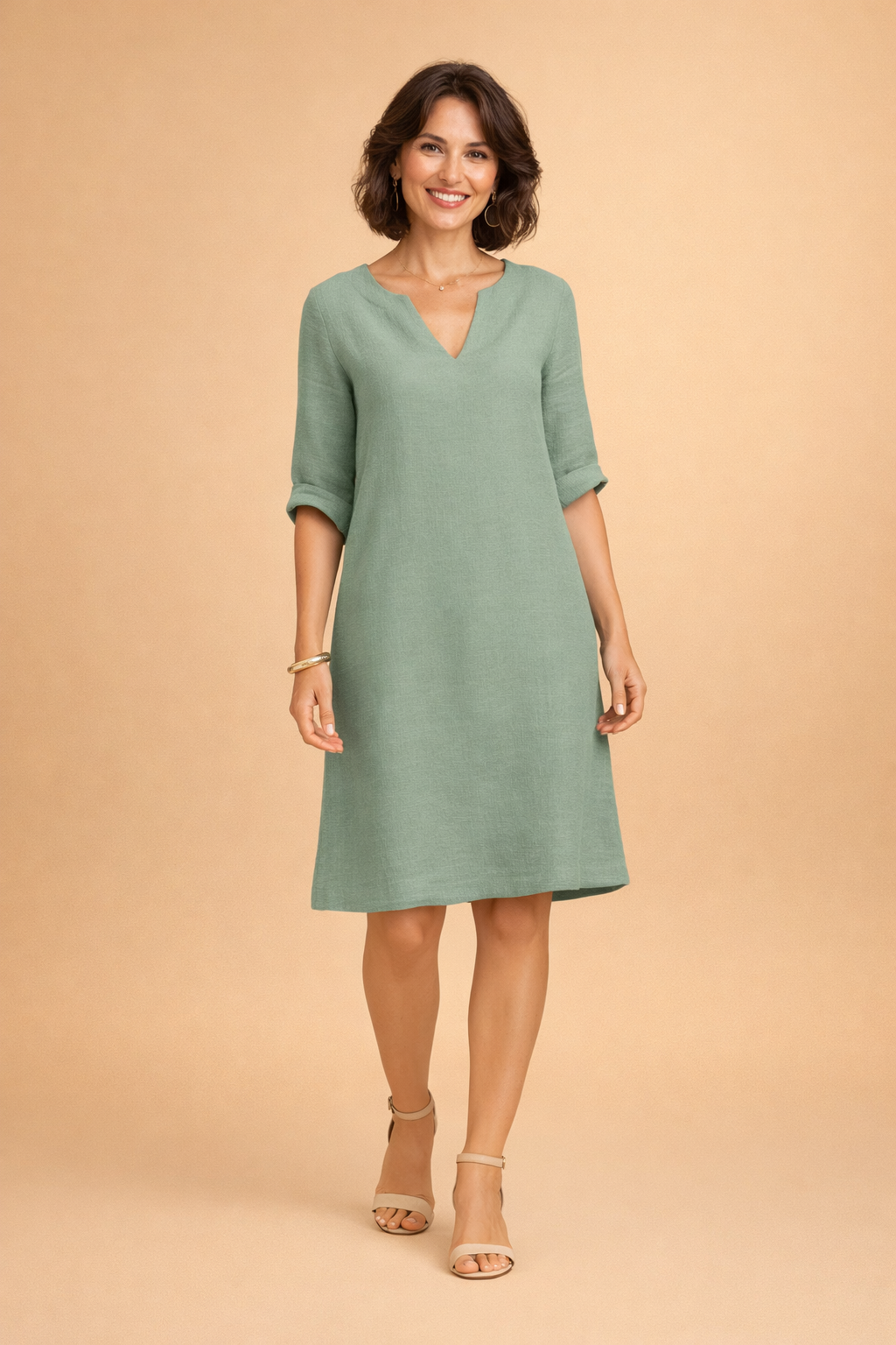 Elegantes Mittellanges Sommerkleid für Damen Vielseitig und Stilvoll 11