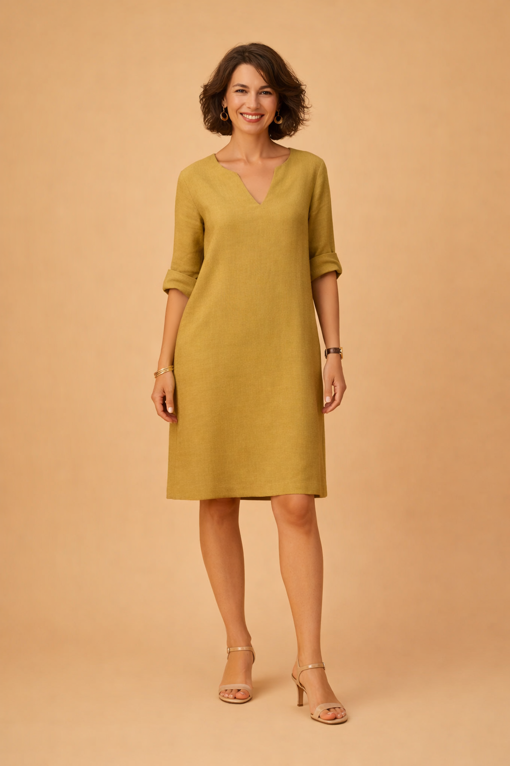 Elegantes Mittellanges Sommerkleid für Damen Vielseitig und Stilvoll 4