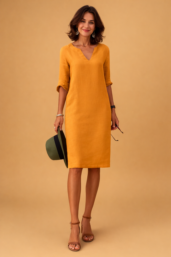 Elegantes Mittellanges Sommerkleid für Damen Vielseitig und Stilvoll 5