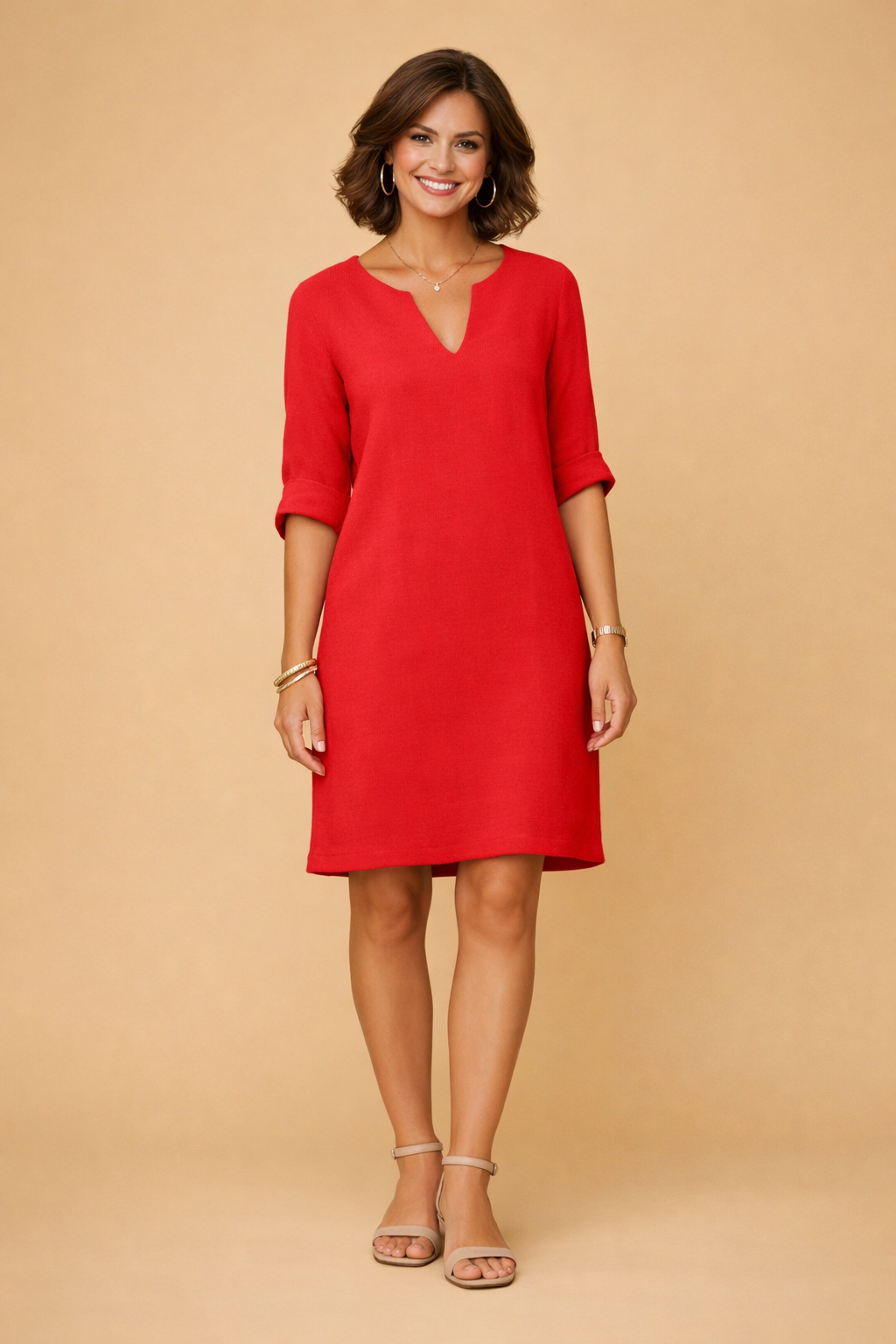 Elegantes Mittellanges Sommerkleid für Damen Vielseitig und Stilvoll 8