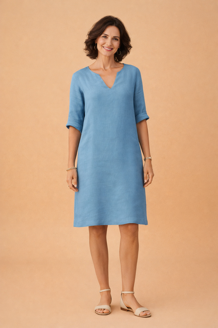Elegantes Mittellanges Sommerkleid für Damen Vielseitig und Stilvoll 9