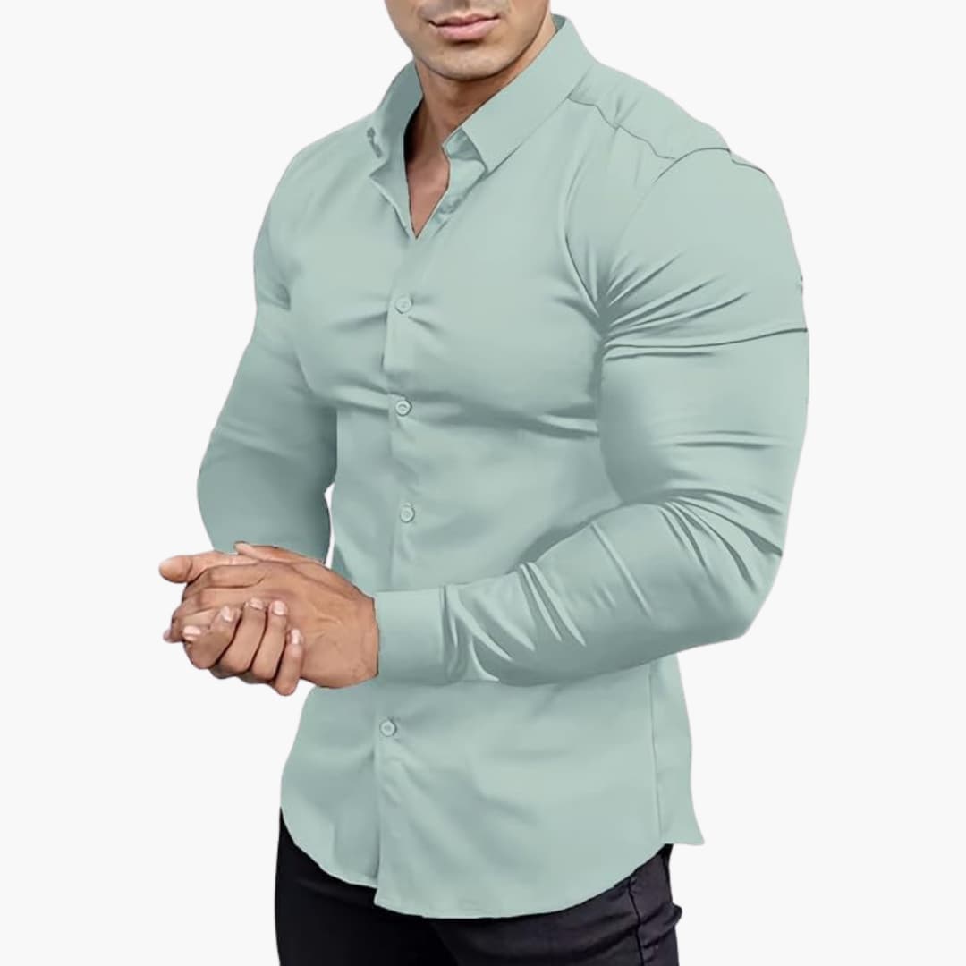 Elegantes Slim-Fit Herrenhemd – Vielseitig und Modern für Büro und Freizeit, Hemden für Herren, Stylisches Design 12