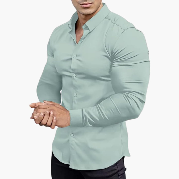 Elegantes Slim-Fit Herrenhemd – Vielseitig und Modern für Büro und Freizeit, Hemden für Herren, Stylisches Design 12