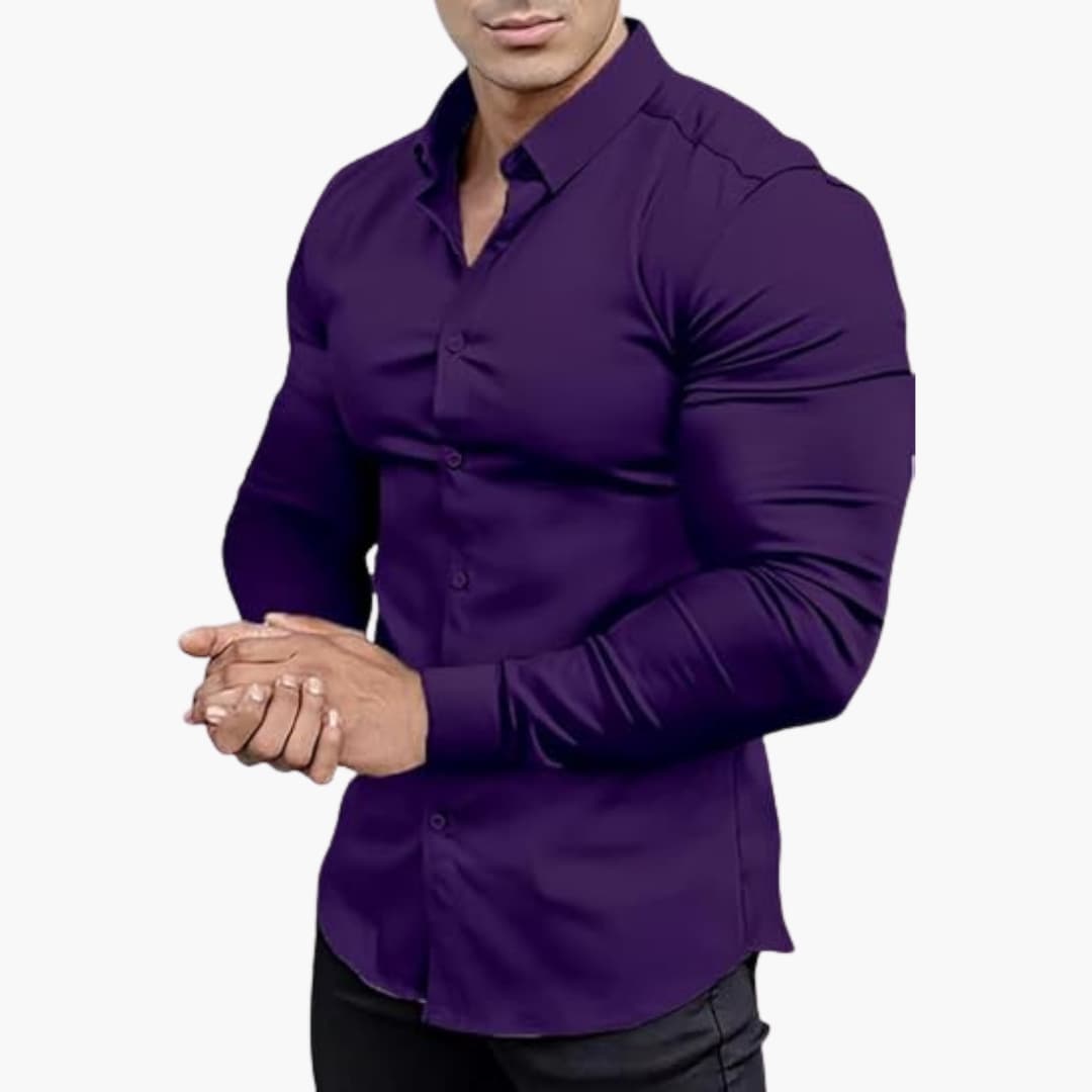 Elegantes Slim-Fit Herrenhemd – Vielseitig und Modern für Büro und Freizeit, Hemden für Herren, Stylisches Design 14