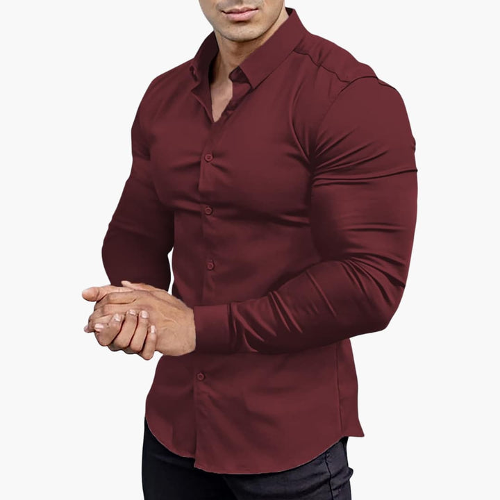 Elegantes Slim-Fit Herrenhemd – Vielseitig und Modern für Büro und Freizeit, Hemden für Herren, Stylisches Design 4
