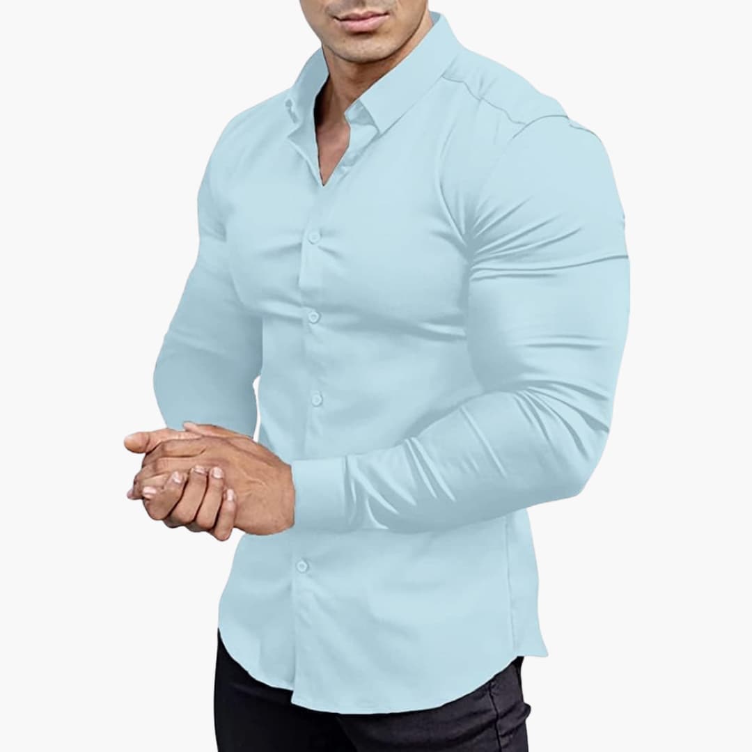 Elegantes Slim-Fit Herrenhemd – Vielseitig und Modern für Büro und Freizeit, Hemden für Herren, Stylisches Design 5