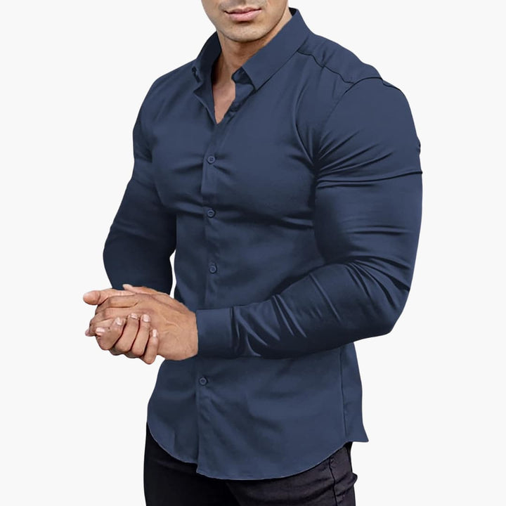 Elegantes Slim-Fit Herrenhemd – Vielseitig und Modern für Büro und Freizeit, Hemden für Herren, Stylisches Design 6