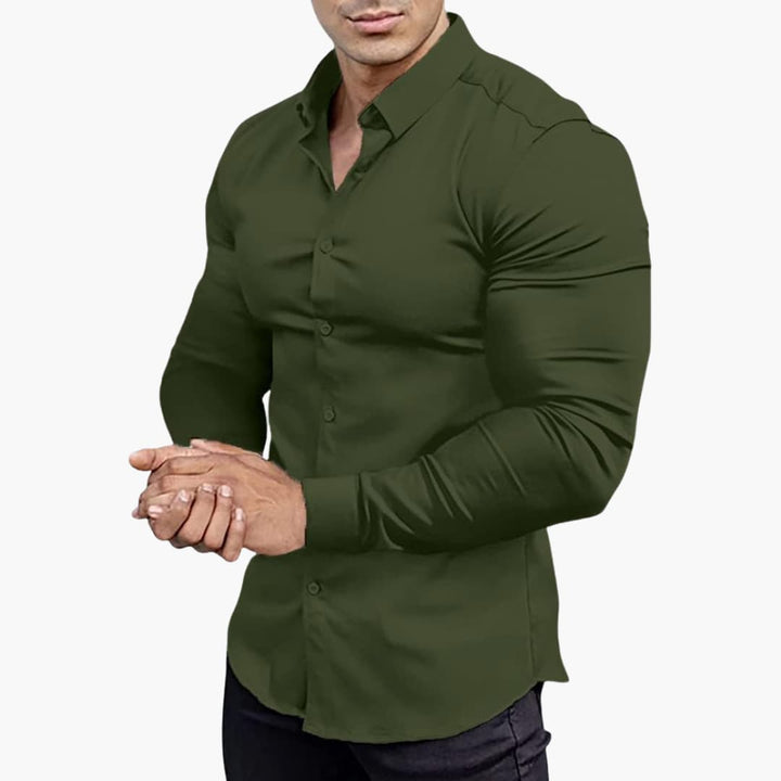 Elegantes Slim-Fit Herrenhemd – Vielseitig und Modern für Büro und Freizeit, Hemden für Herren, Stylisches Design 7