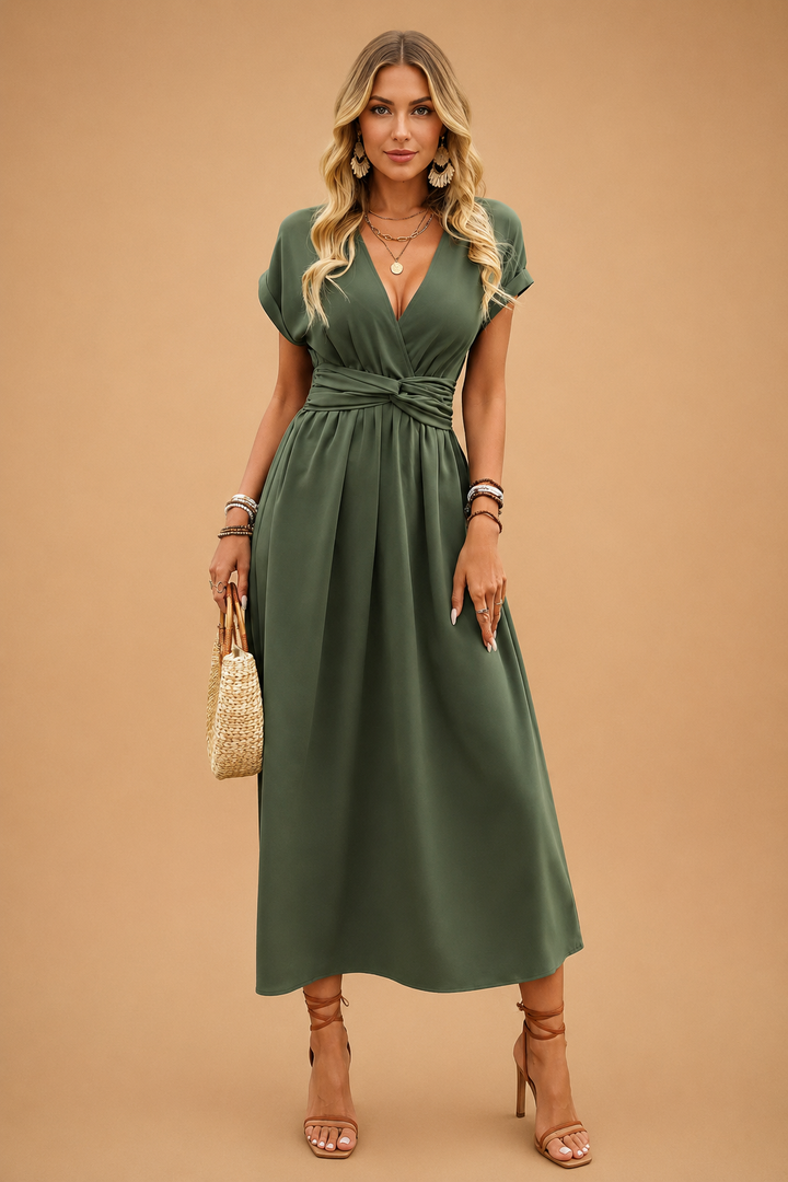 Elegantes Sommerkleid für Damen mit schmeichelnder Silhouette und vielseitigem Chic 3