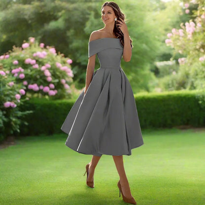 Elegantes trägerloses Midi-Kleid für den Sommer | Fließende Passform 6