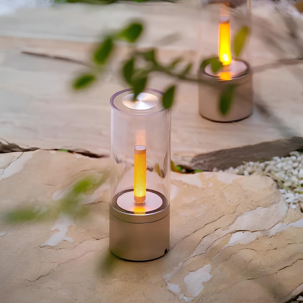 Elvion | Kabellose zylindrische Tischlampe 1