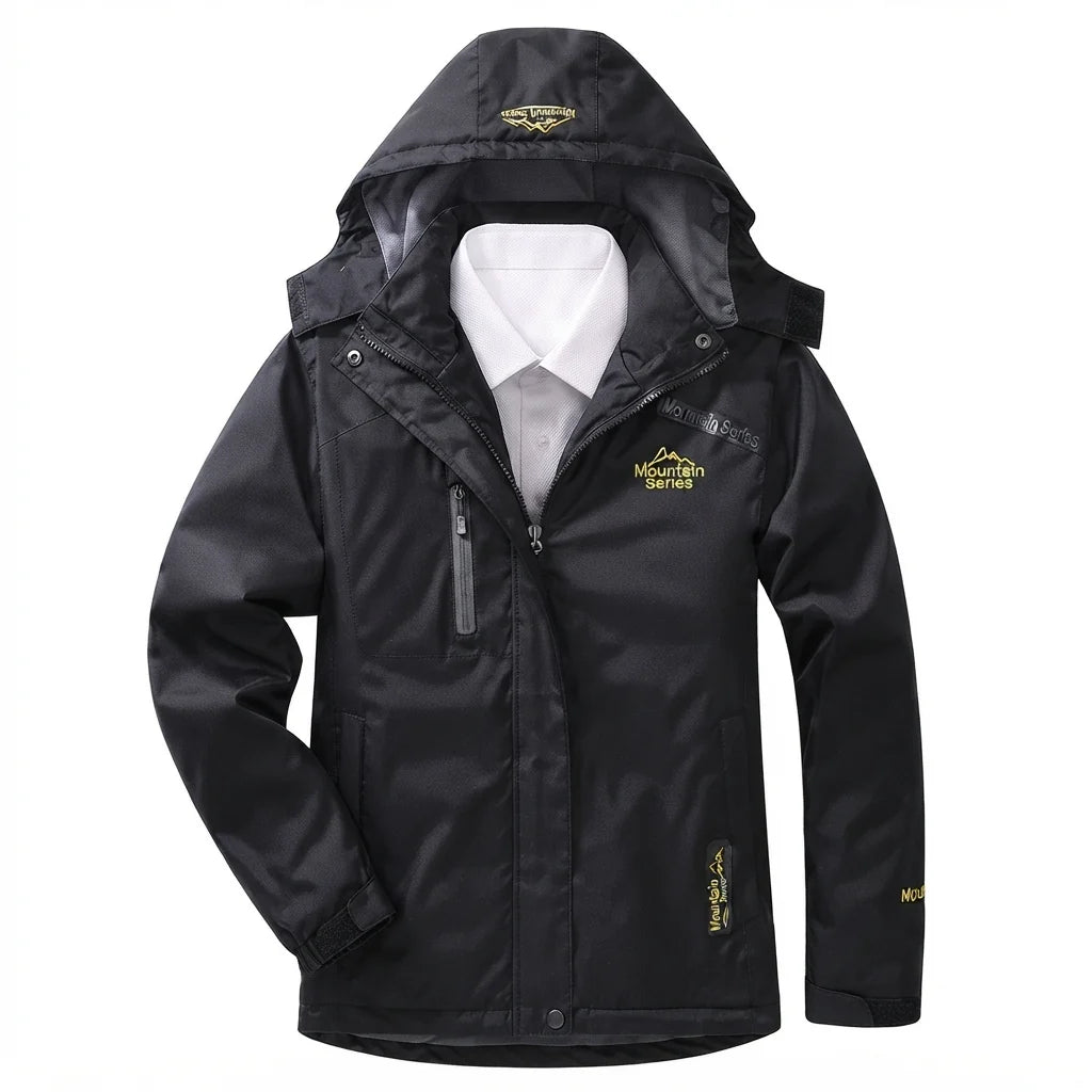 Emilia | Damen Wasserdichte Fleecegefütterte Winterjacke mit Kapuze 3