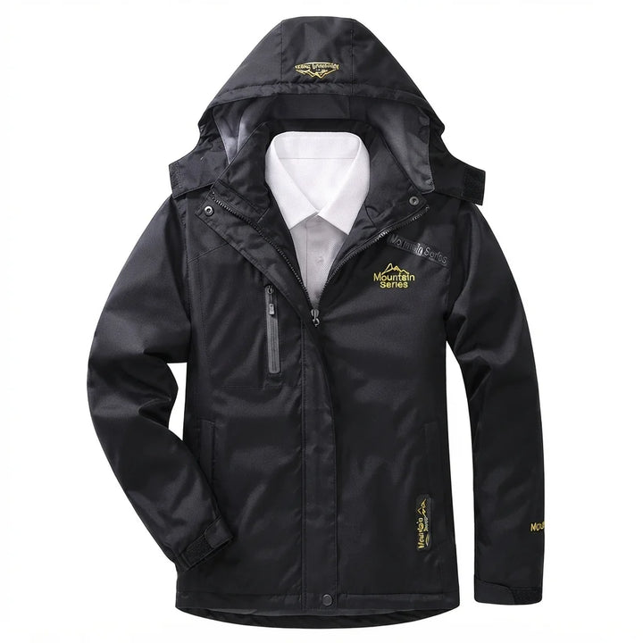 Emilia | Damen Wasserdichte Fleecegefütterte Winterjacke mit Kapuze 3