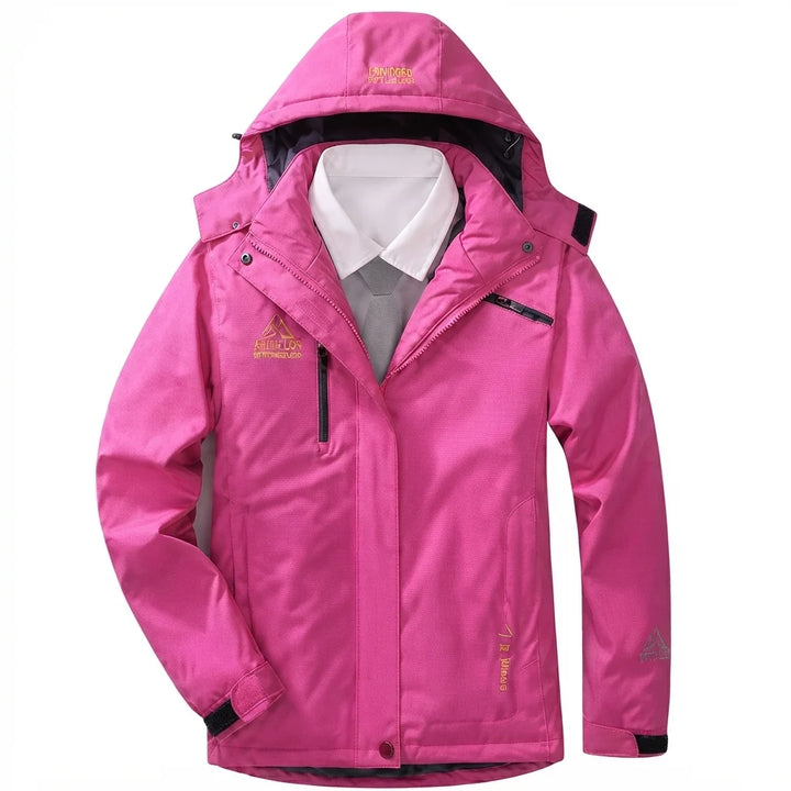 Emilia | Damen Wasserdichte Fleecegefütterte Winterjacke mit Kapuze 6