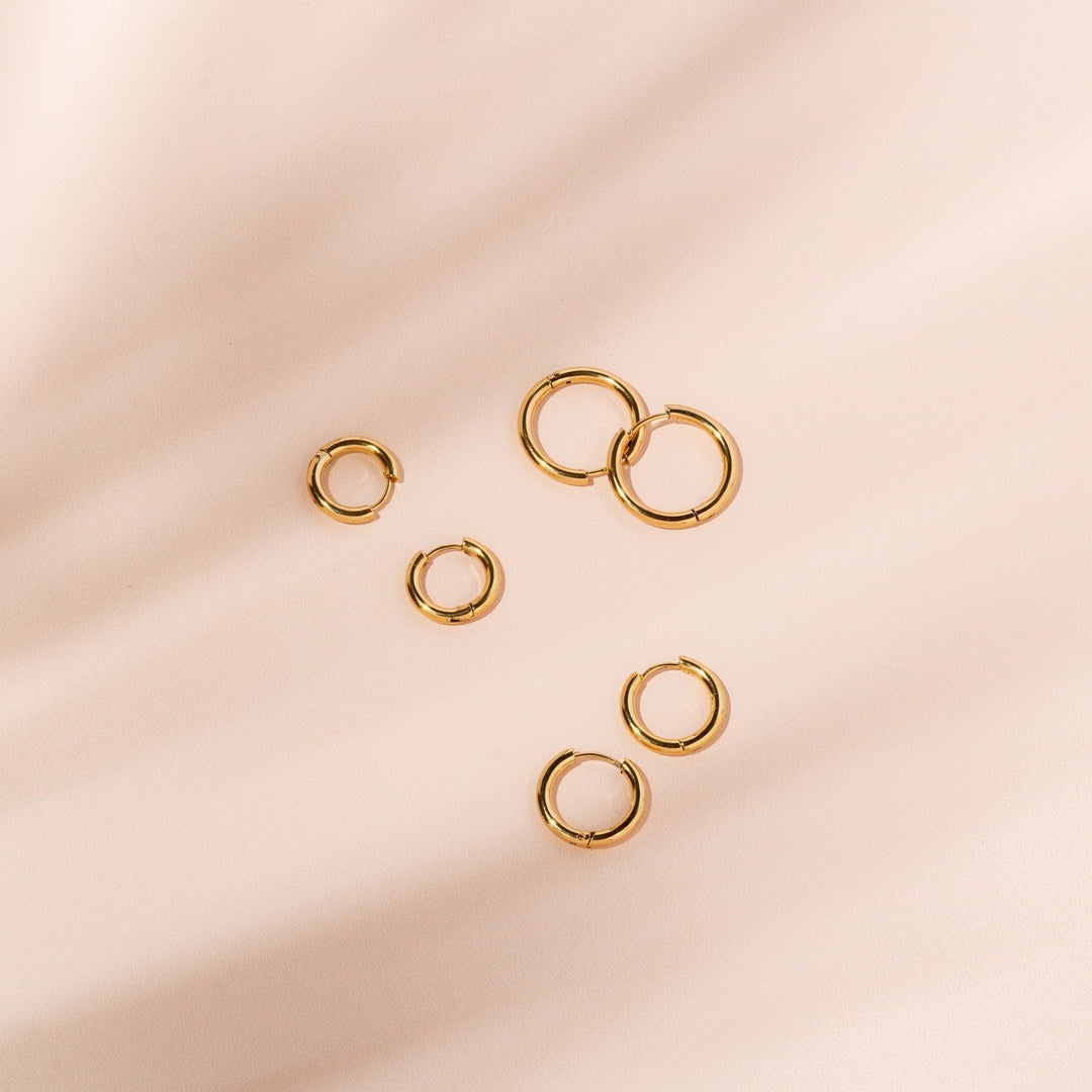 Elva | Zeitlose Silberne Hoops für Damen
