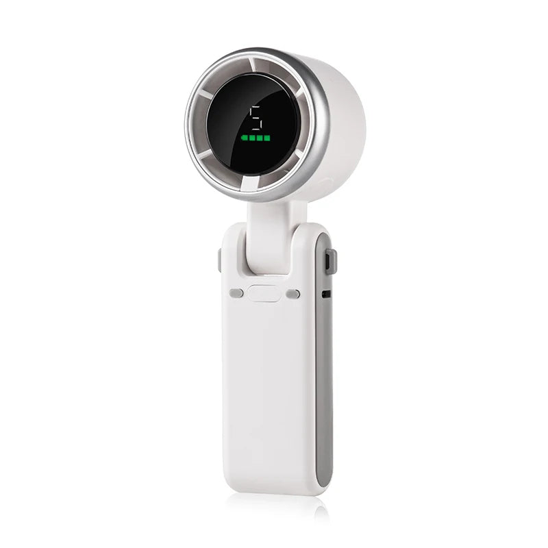 Faltbarer Handventilator mit Digitalanzeige 6
