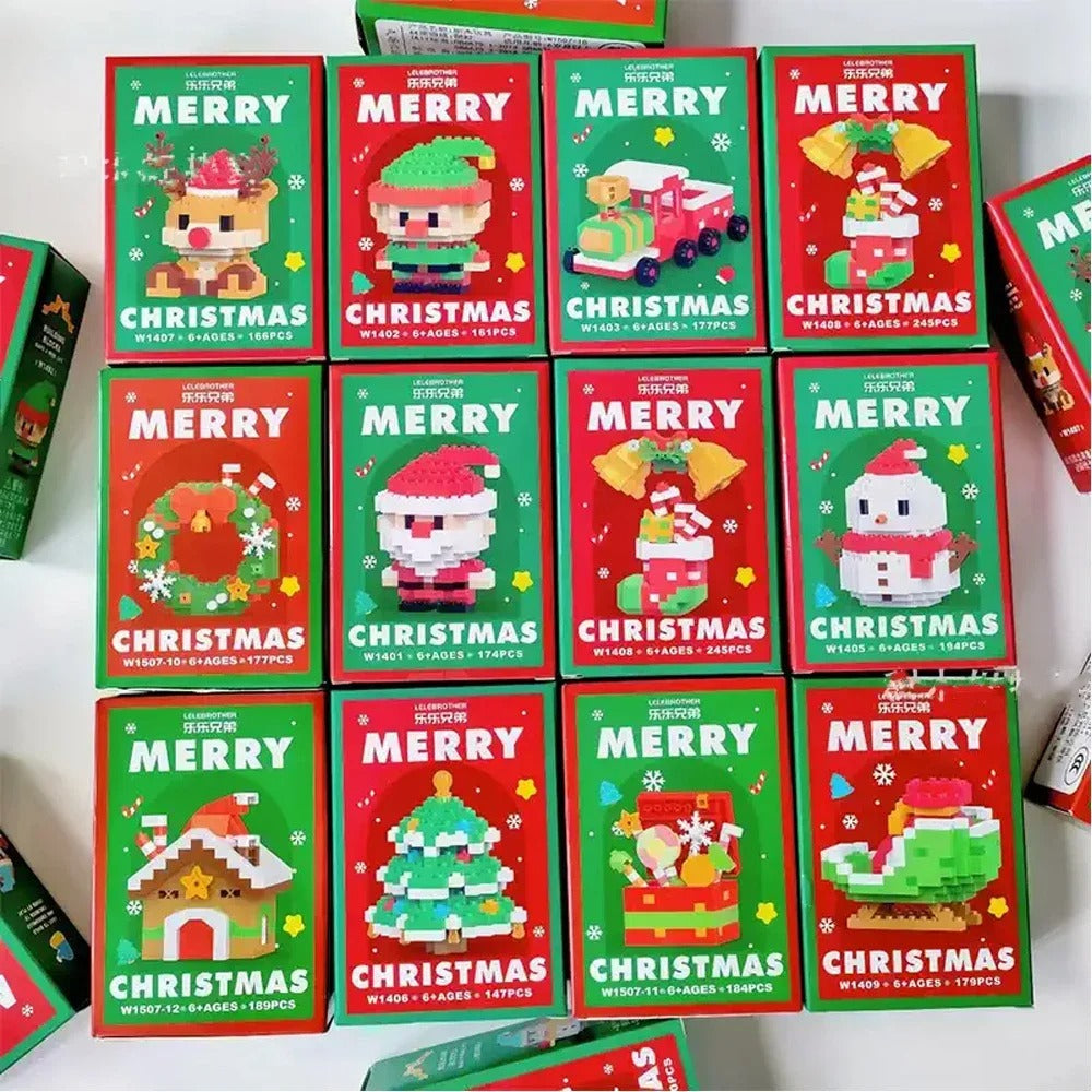 FestiveBlocks | Kreatives Bauspielzeug-Set für weihnachtlichen Familienspaß 3