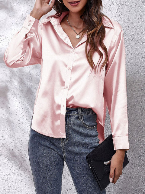 Karen I Classy Langärmelige Bluse für Frauen
