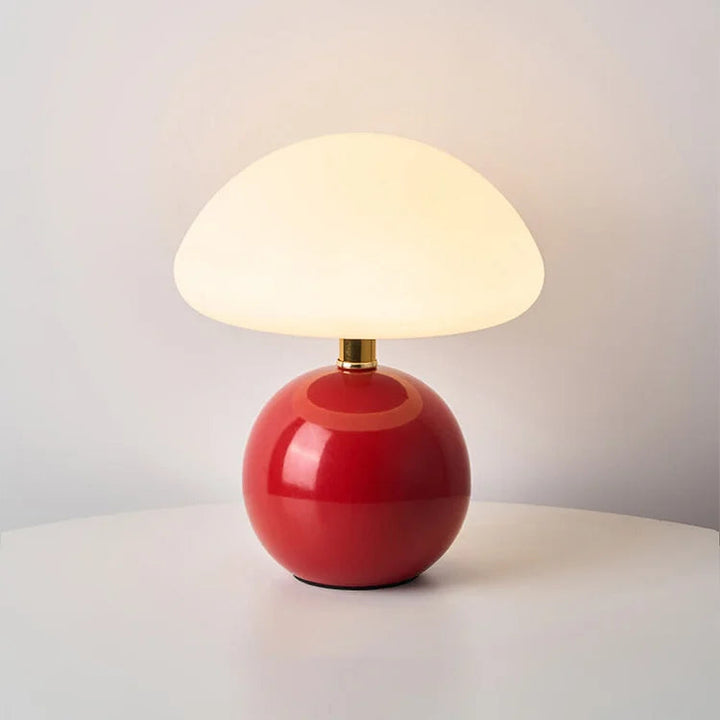 Französische Creme-Pilzlampe 13