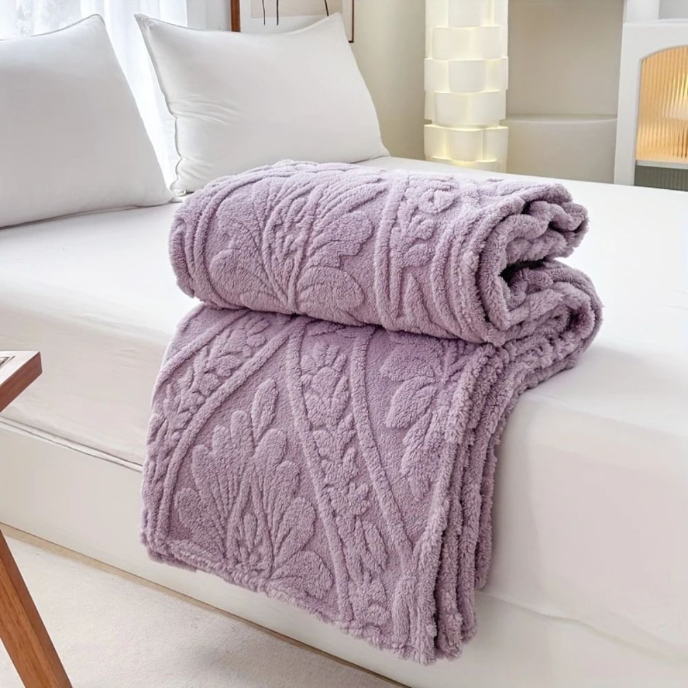 Französische Jacquard Fleece Decke für gemütliche Akzente 5