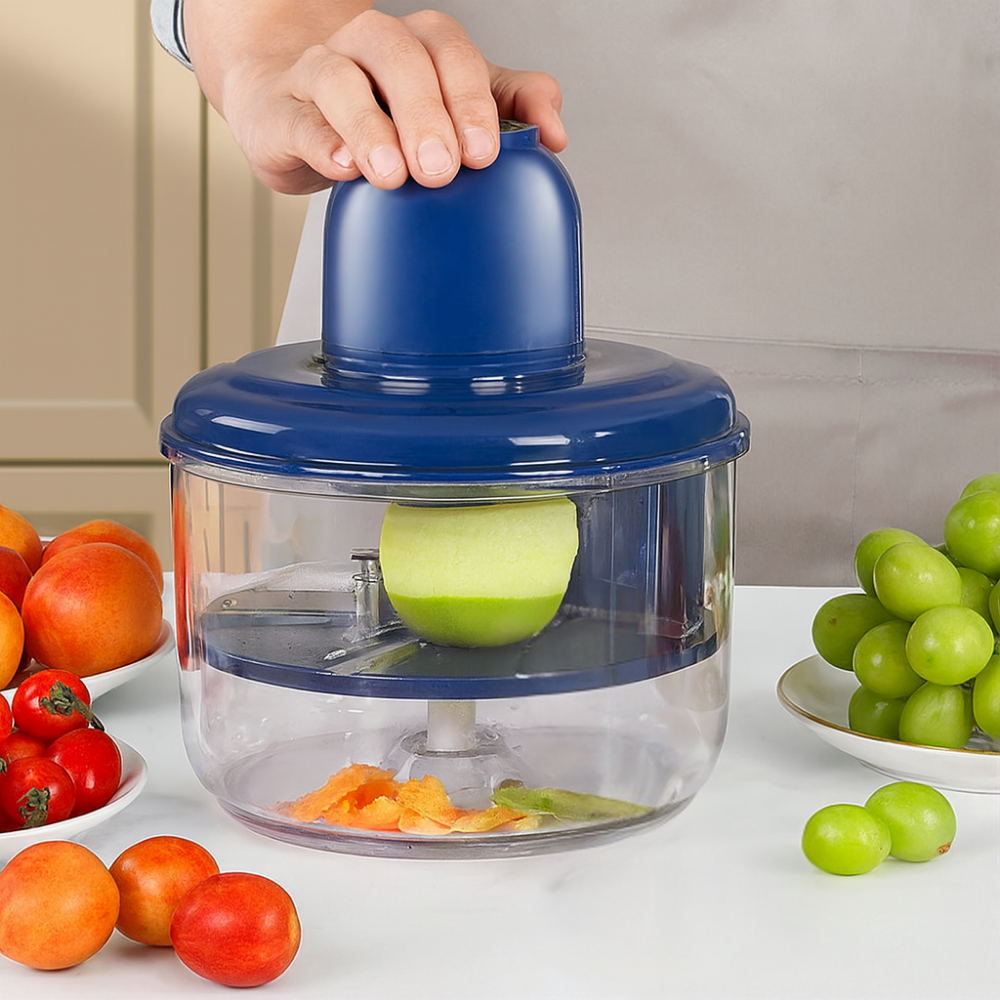 FruitEase | Tragbarer elektrischer Obst- und Gemüseschäler für mühelose Zubereitung 0