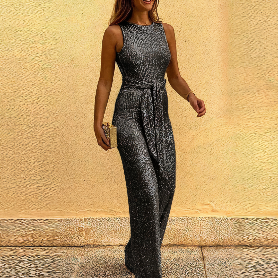 Glamouröser Glitzer-Jumpsuit für Damen – Elegant und Vielseitig für Festliche Anlässe 0