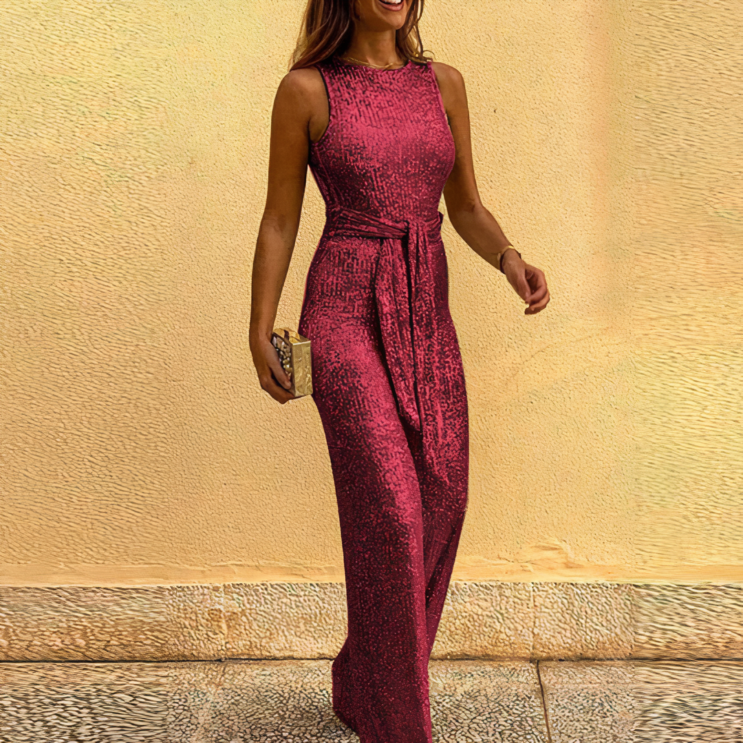 Glamouröser Glitzer-Jumpsuit für Damen – Elegant und Vielseitig für Festliche Anlässe 4