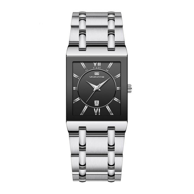 Gold Square Uhr 8