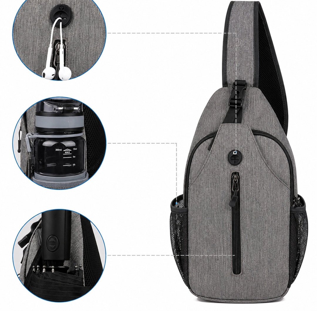 Daan | Umwandelbare Crossbody Sling Reisetasche