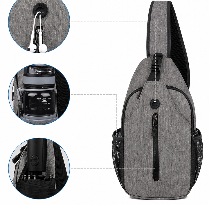 Daan | Umwandelbare Crossbody Sling Reisetasche