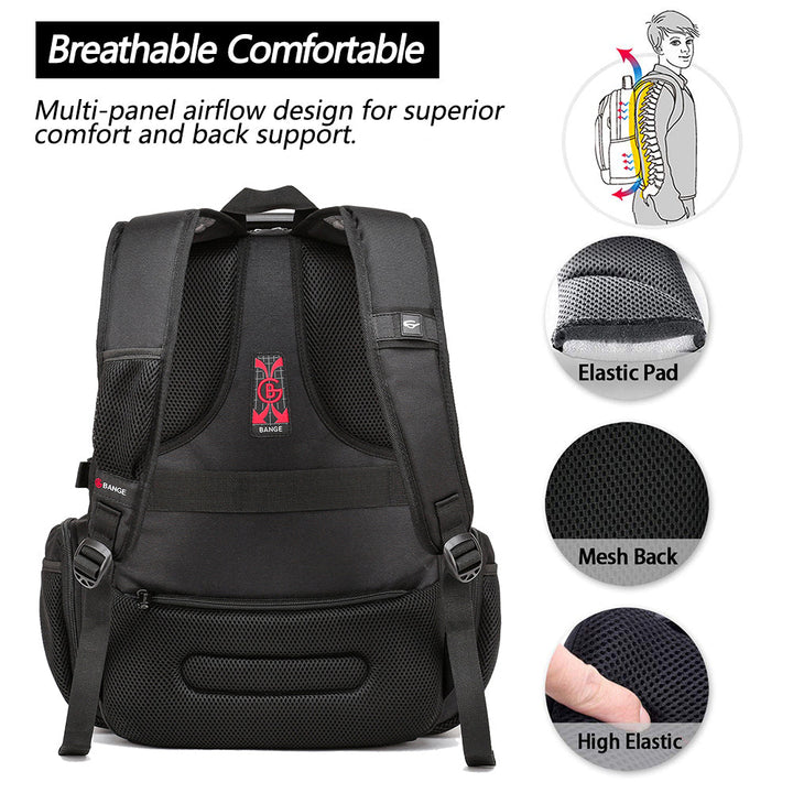 Großer Laptop-Freizeitrucksack 17 Zoll Robuster XL-Hochleistungsreiserucksack 3