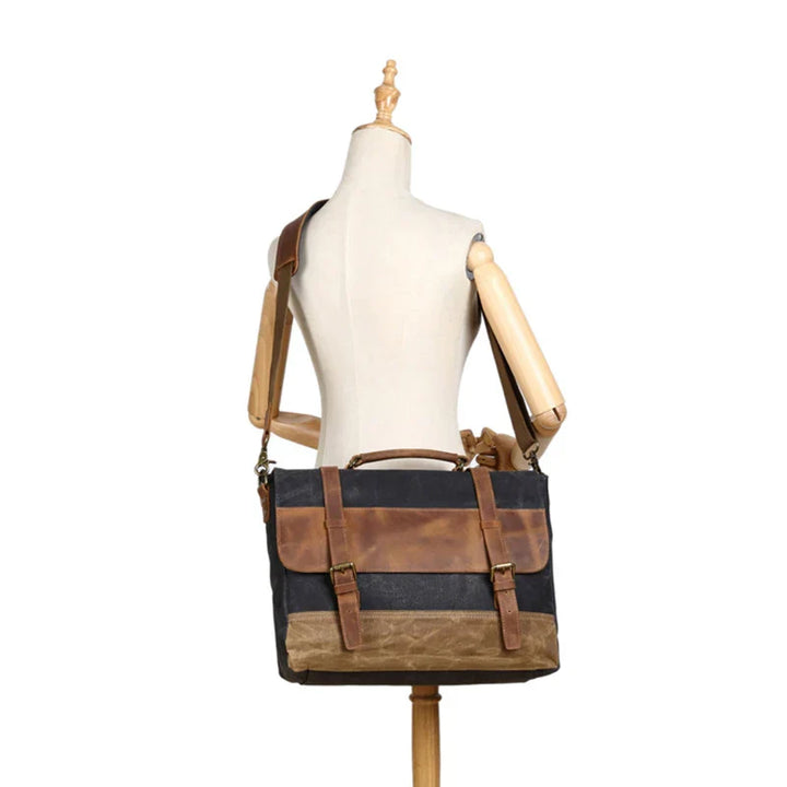 Jack | Vintage Wasserabweisende Canvas Umhängetasche Reisetasche
