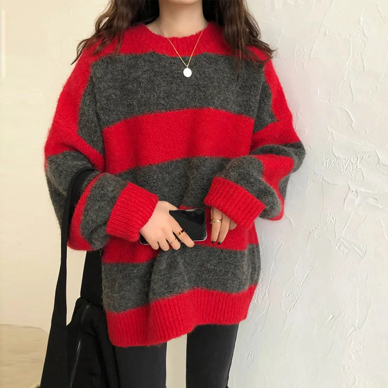 JANE | Oversized Winter Langarmshirt
