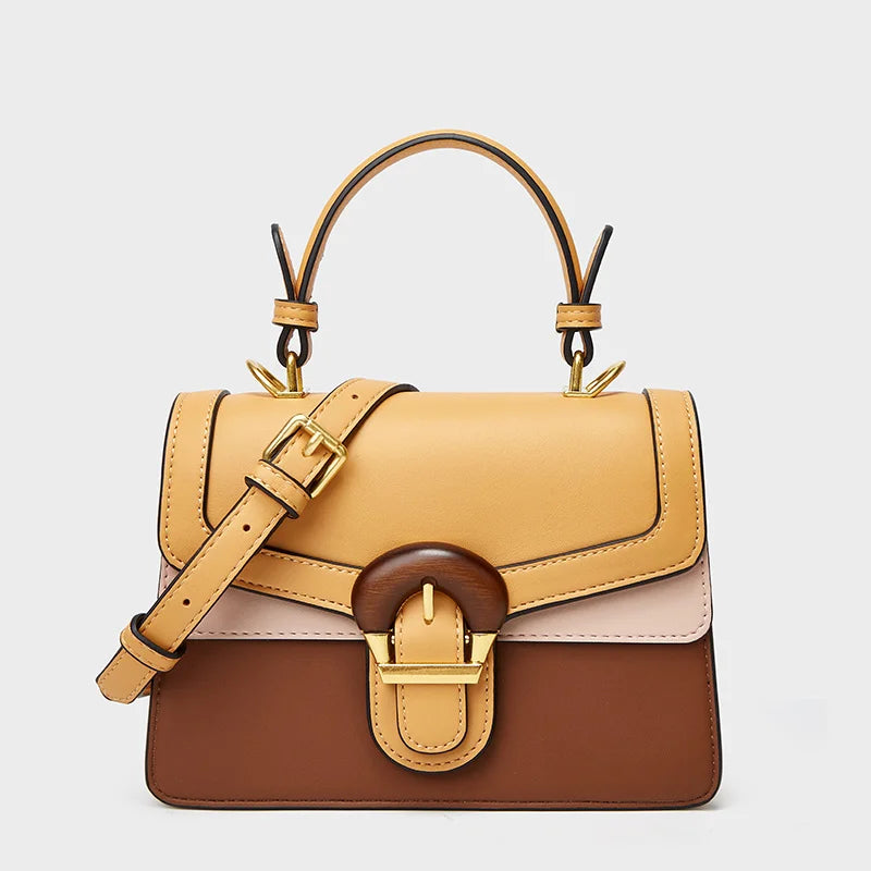 Siena | Vintage Farbblock Umhängetasche