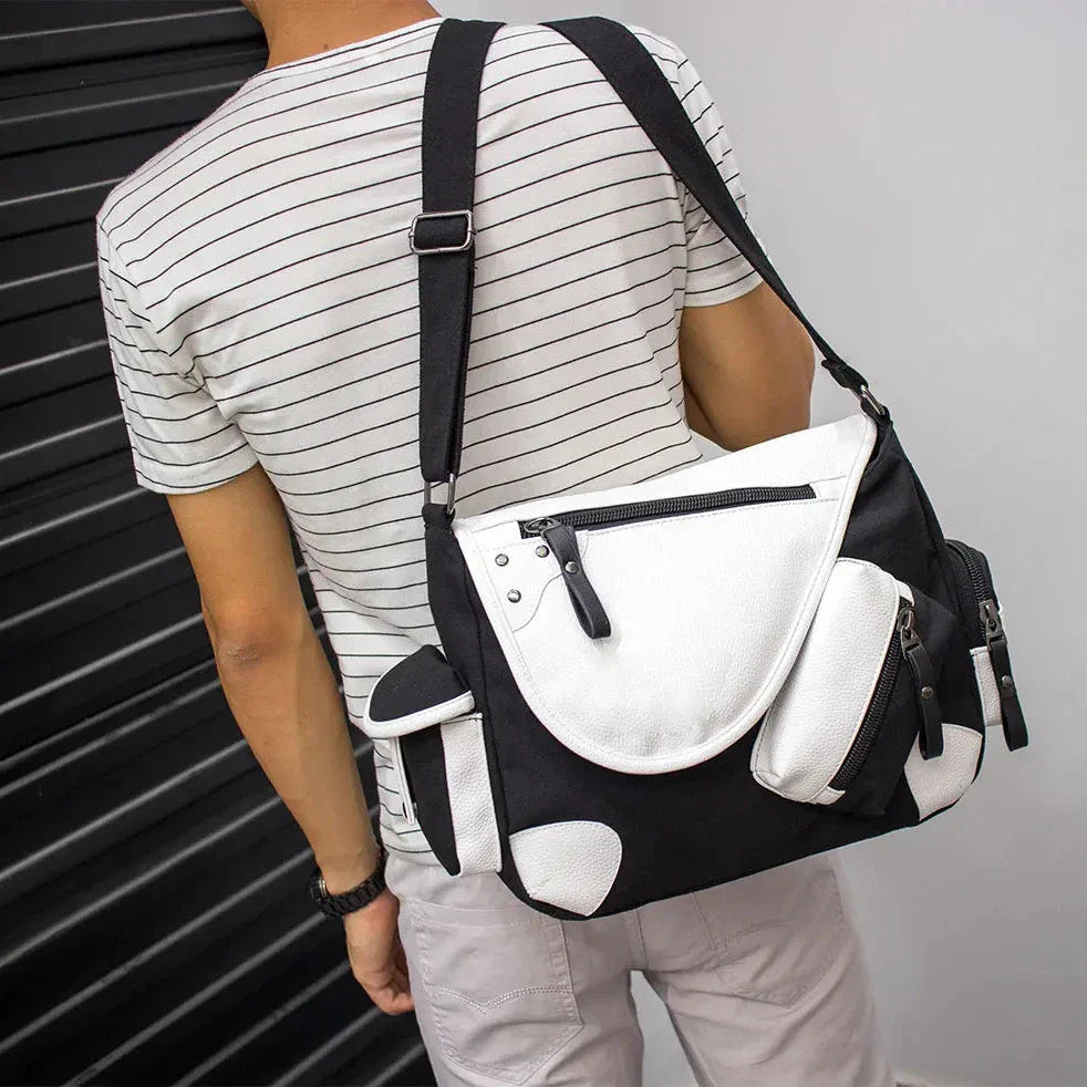 Niels | Herren Freizeit Canvas Schultertasche
