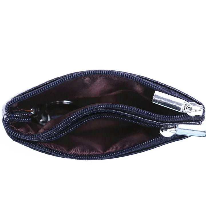 Arely | Kompakte Reisetasche aus echtem Leder mit Schlüsselhalter